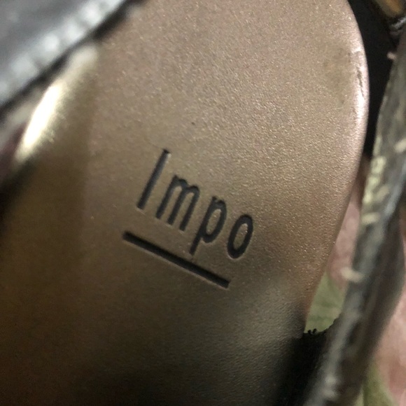 Fun Black Wedge flip flops 8m Gabby Impo - Picture 6 of 12